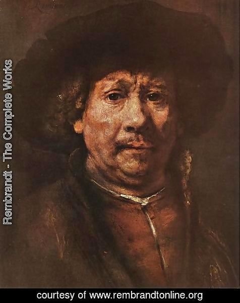 Rembrandt - Little Self-portrait 1656-58