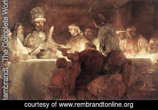Rembrandt - The Conspiration of the Bataves 1661-62
