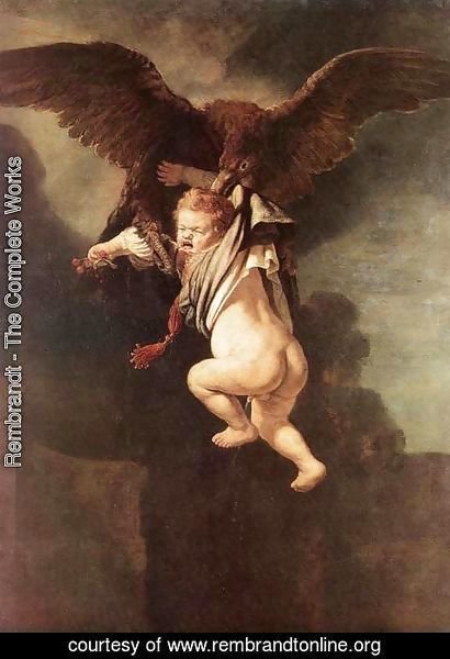 Rembrandt - Rape of Ganymede 1635